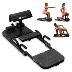 Lifepro Hip Thrust Machine Foldable Glute Bench Hip Thrust Platform – Booty Trainer for Women & Men – Glute Workout Equipment, Sissy Squat Machine