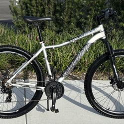 Schwinn AL Comp Mountain Bike, 27.5-in. Wheels, 21 Speed Adult Bicycle, Grey