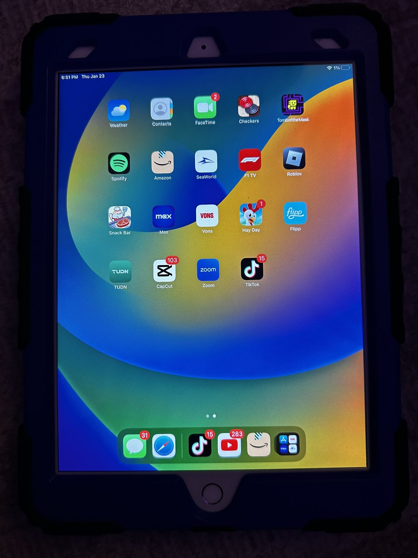 iPad With tik tok