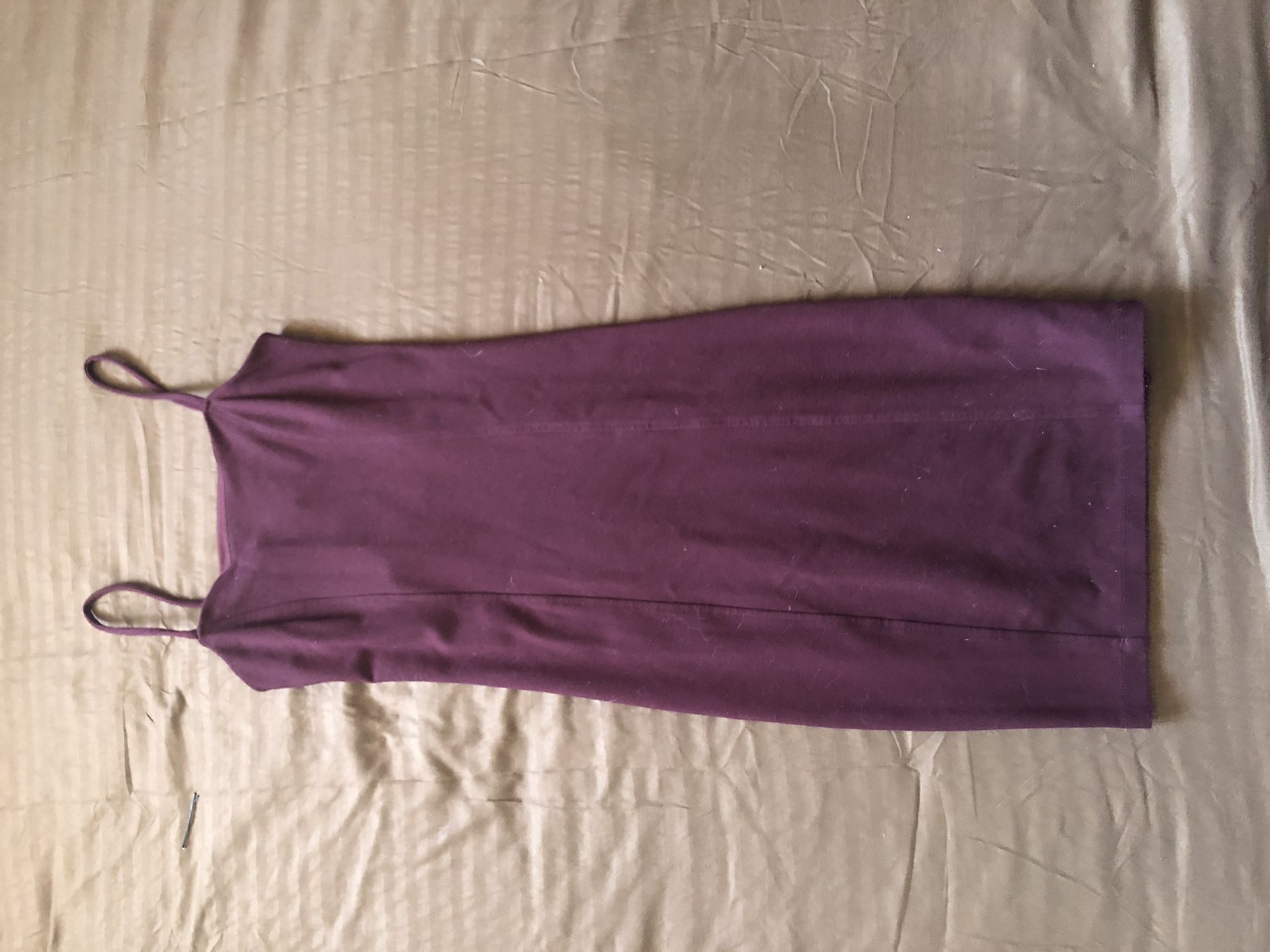 purple cami dress