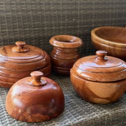 Wooden Bowls Vintage 
