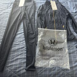 Black Lululemon Longsleeve set