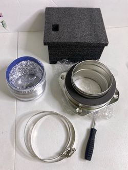 Magnetic Dryer Vent Connector DV180 4Inch Quick Connect with 2.95FT Hose