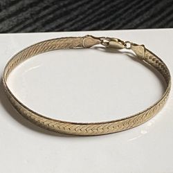 Vintage Bracelet 10k Gold / 925 Sterling Silver