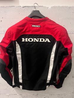 Red and black Honda motorcycle jacket like new