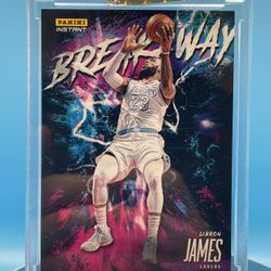 LEBRON JAMES 2021 Panini Instant 1/5357 Breakaway LAKERS