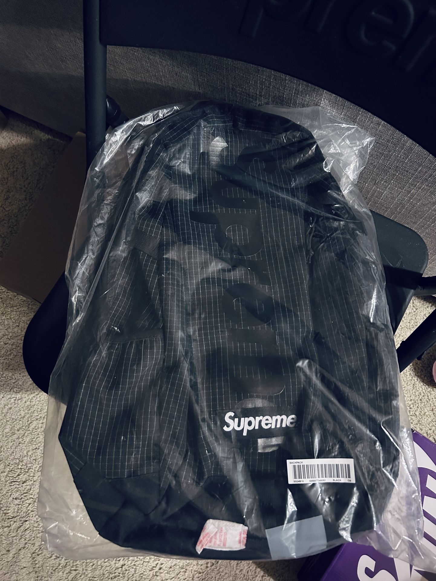 Supreme FW Black Backpack