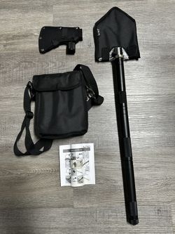 Iunio Folding Survival Shovel Tool Kit New Never Used