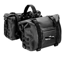 Motorcycle Saddlebags 25L*2 Sport Bike Outdoor Dry Travel Luggage Bag Side Saddle Bags Fit For R1300 R1250 GS Versatile(2pcs 25L Black