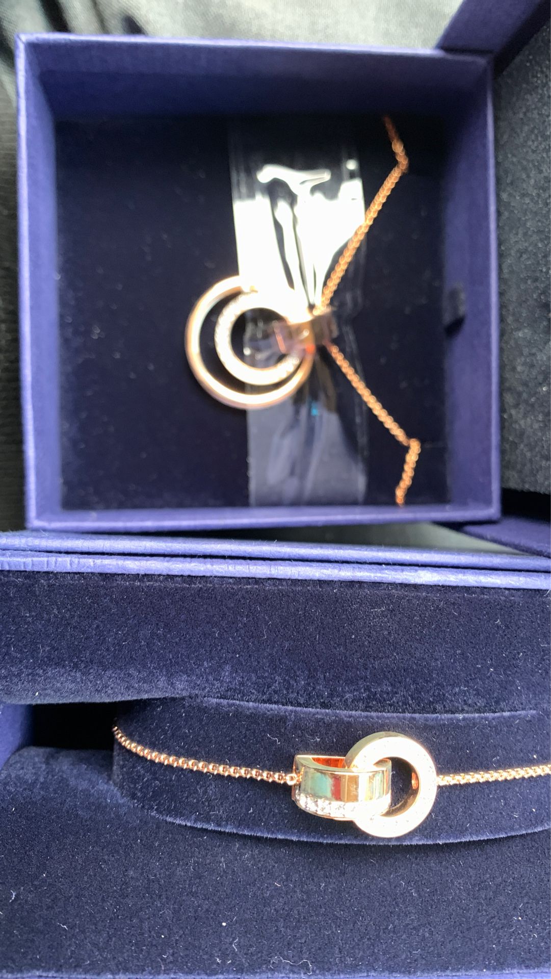 Swarovski marching necklace and bracelet brand new
