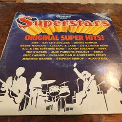 Ronco Presents Superstars Vinyl Record 
