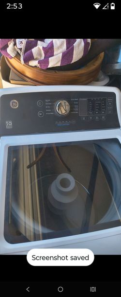 GE washer and electric dryer set