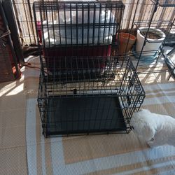 Dog  Crate And Gate