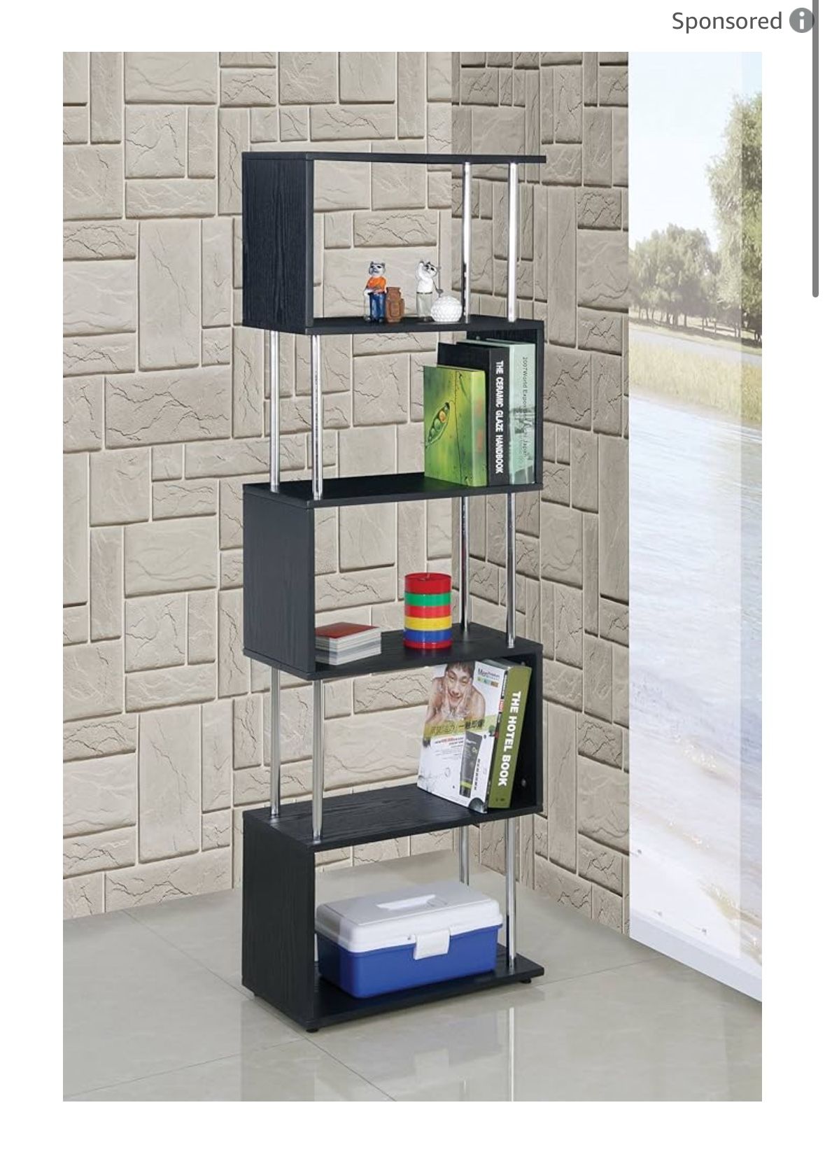 New 5 Shelf Snake Shelving Unit