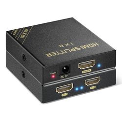 HBAVLINK HDMI Splitter 1x2 4K@60Hz