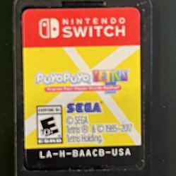 PUYO PUYO SEGA TETRIS NINTENDO SWITCH GAME