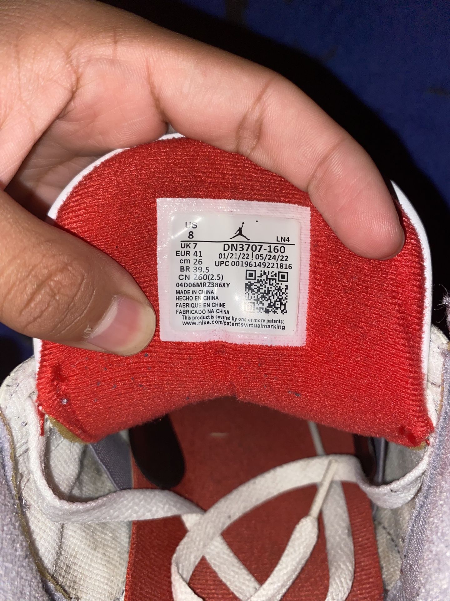 Jordan 3 Fire Red 2022 Pair