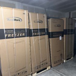Bundle Deal or Sold Separately!! 4 KoolMore 21-Cu. Feet Upright Commercial Freezers 