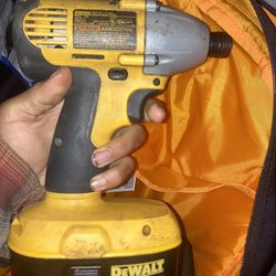 Dewalt Heavy Duty Impact 1/4 And Milwaukee Battery