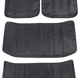 Headliner Roof Heat Insulation Sound Deadener Cotton Kits Compatible for Jeep Compatible for Wrangler 4 Door Interior Accessories Black Compatible for