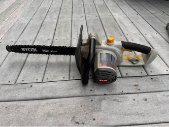 Ryobi 18” electric chainsaw