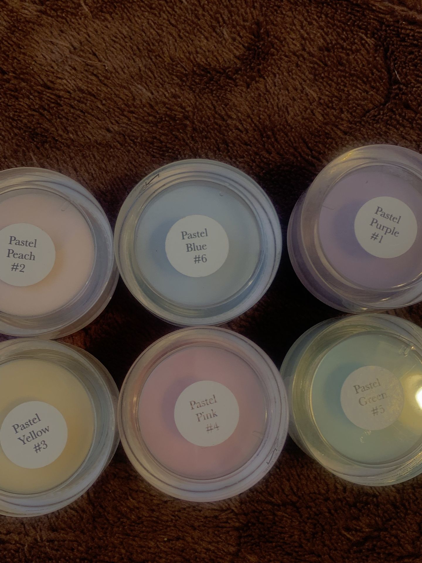 Pastel acrylic powder