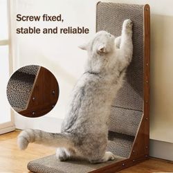 L-shaped Cat Scratcher Board Scratching Toy Pet Furniture Supplies