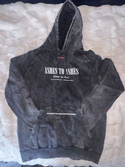 Mens Civil Regime Charcoal Gray Hoodie | M |