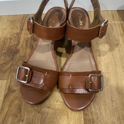 Clarks Women’s Leather Sandal