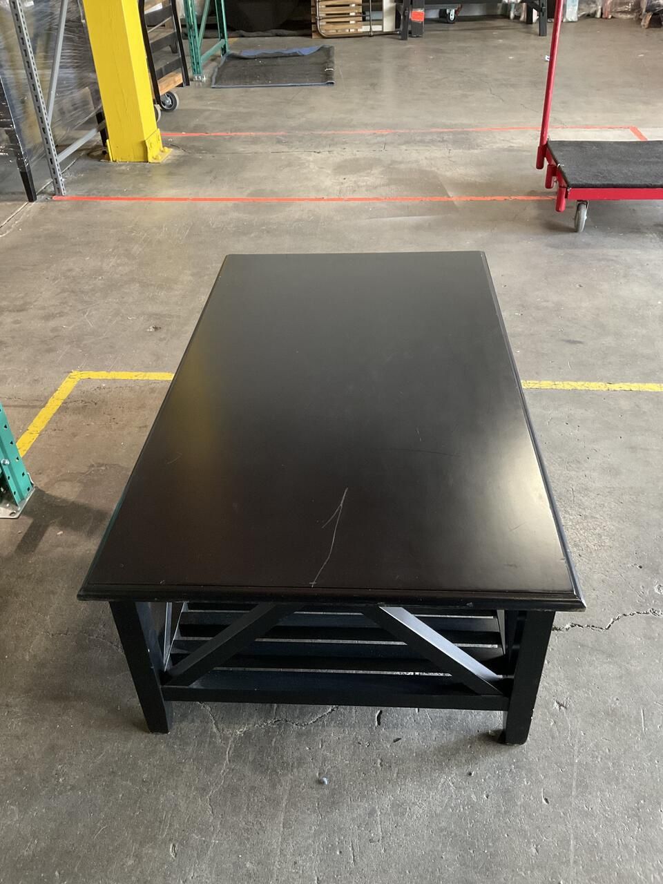 Black Wood Coffee Table $30