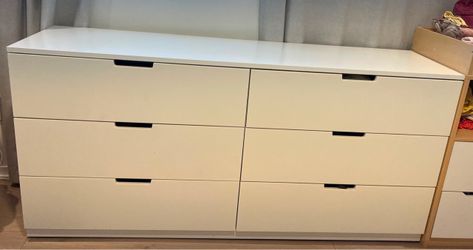 IKEA 6-drawer dresser.