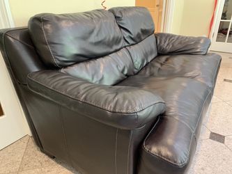 Leather Sofa & Loveseat 
