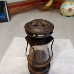 Antique Dietz Scout Skaters Oil Lamp Made In N.Y. U.S.A. Dated Feb. 10,1914