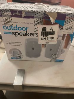 Yamaha outdoor weather proof speakers