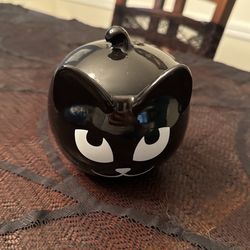 Black Cat Candle Holder 