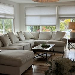 Extra Large BEAUTIFUL Ivory couch - Forced To Sell Due To Move