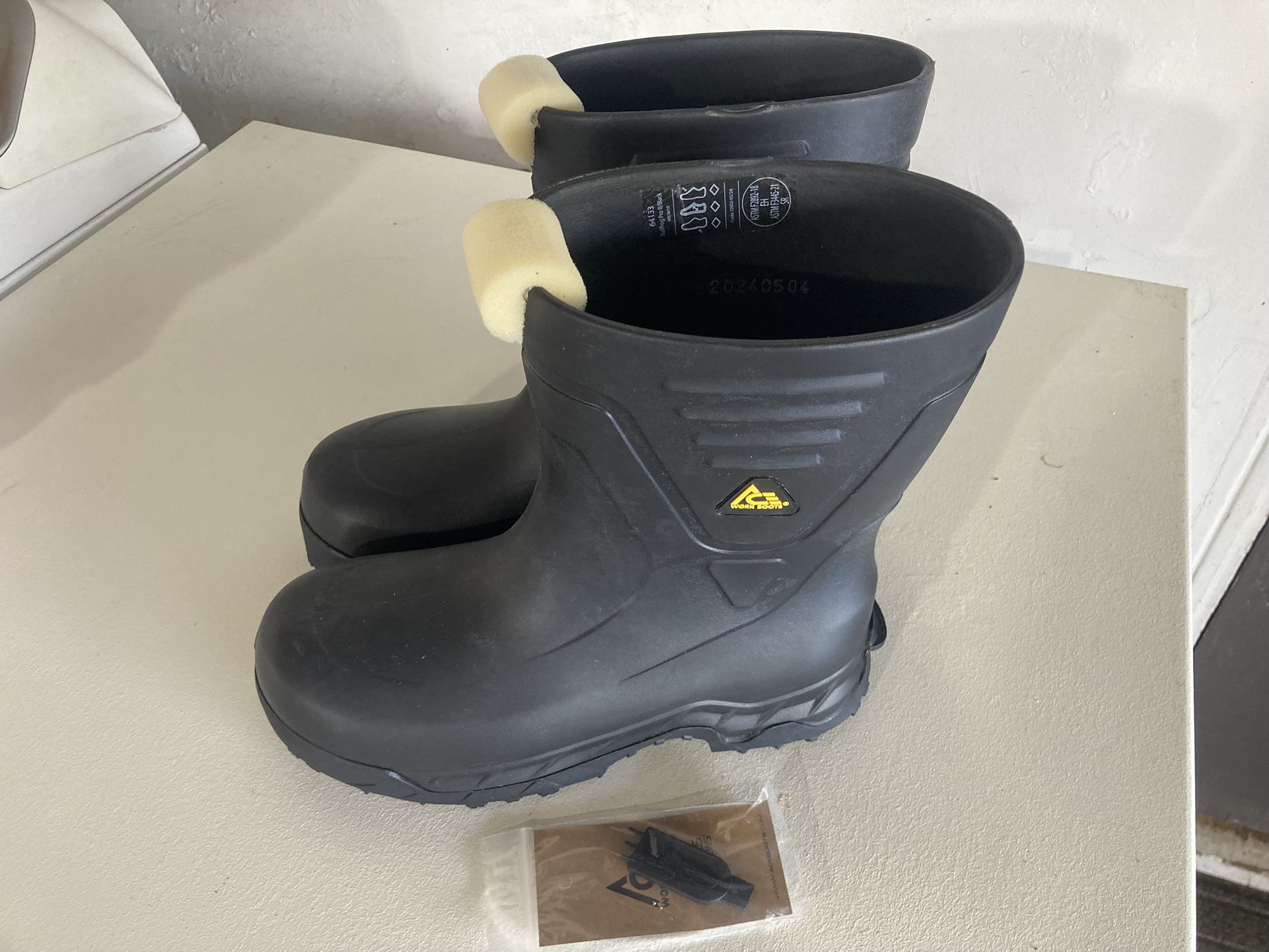 ACE Bullfrog Pro II Work Boots – Size 8 Men / 10 Women (New)