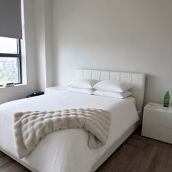 Bed Frame And Side Tables 