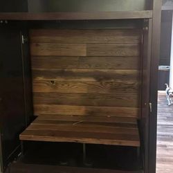 Reduced From $80 Extra Large Solid Wood Armoir 