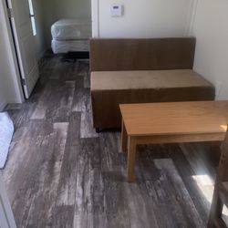 Tiny Home Couch And Coffee Table 