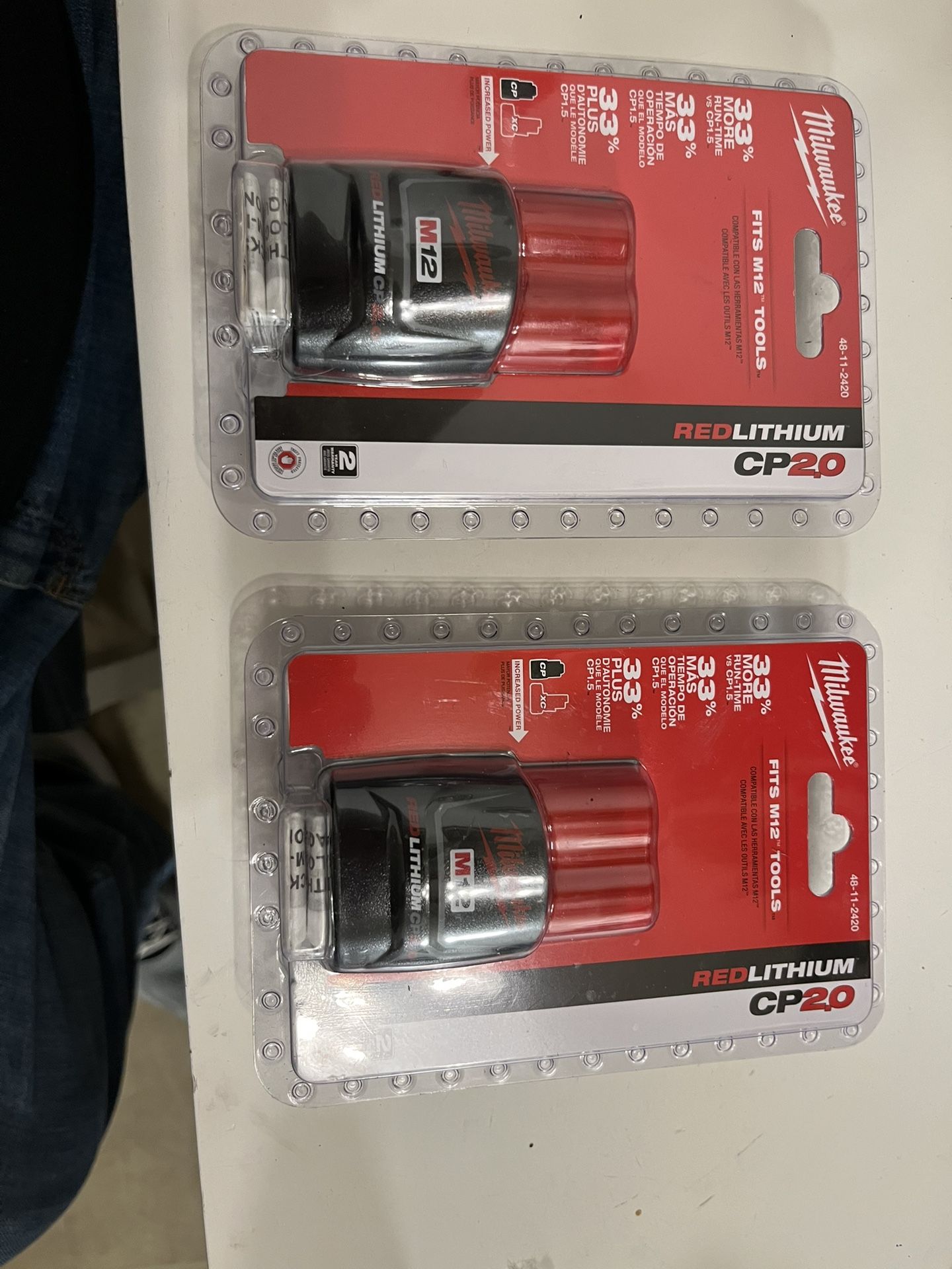 Milwaukee 2.0 Batteries