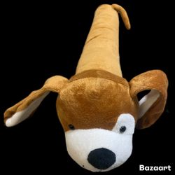 24" Plush Beagle Puppy  Stuffed Animal Flexible Foam Neck Pillow
