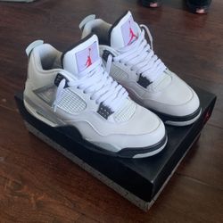 Jordan 4 White Cement 