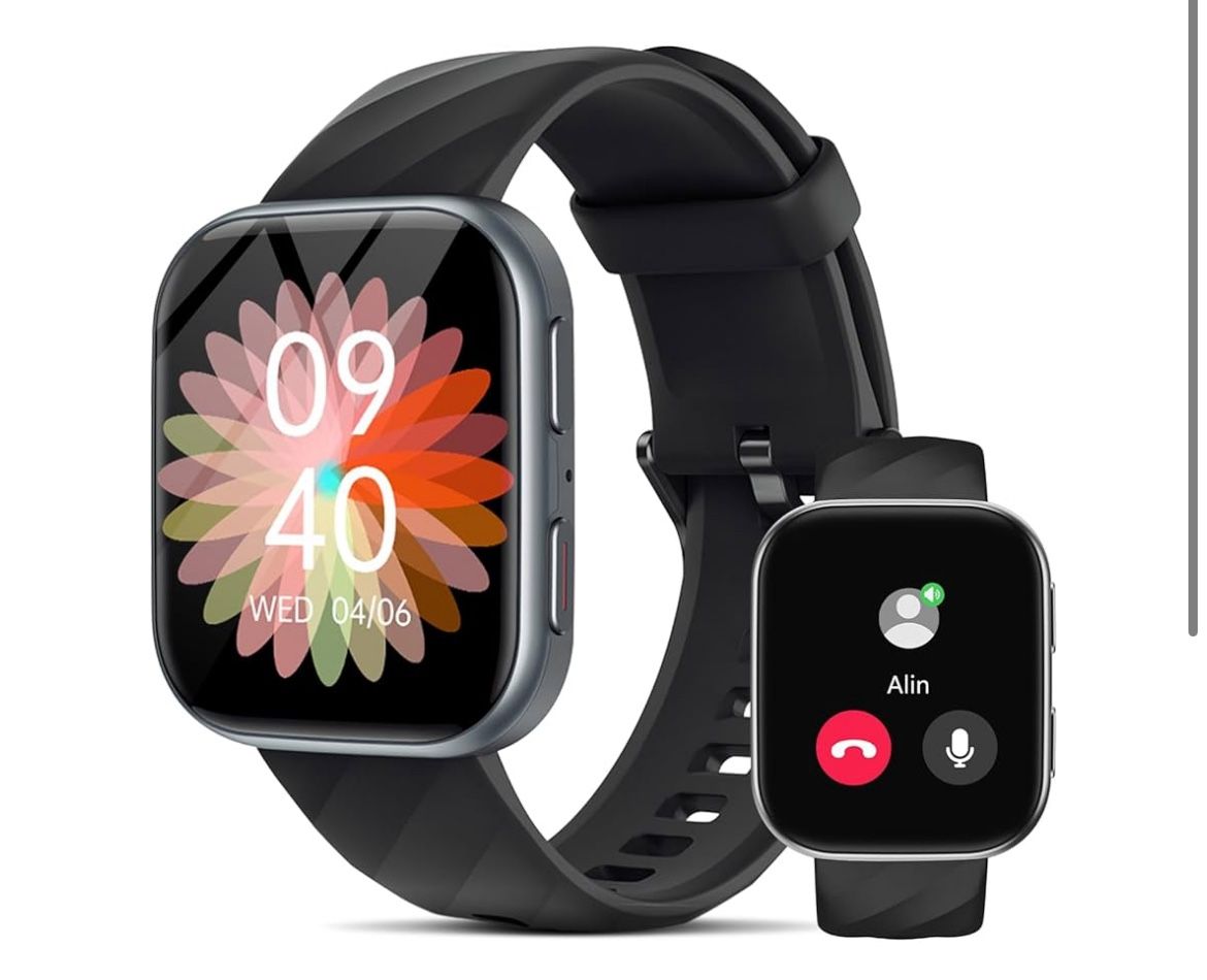 Brand: MorePro MorePro Smart Watch for Men Women(Make/Answer Call), 1.85" Fitness Tracker with 24/7 Heart Rate & Blood Pressure Monitor, Blood Oxy-gen