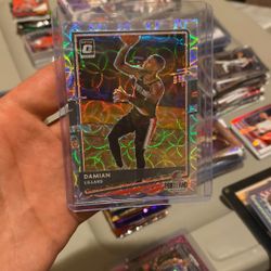 Damian Lillard 2020-21 Panini Donruss Optic No. 144 Prizm /249