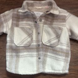 Zara baby Fleece Flannel Size 9-12 Months 