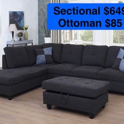 🔥FREE DELIVERY🔥Brand New Sectional Sofa Couch 