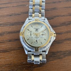 Fossil Men's Blue Stainless Steel Watch