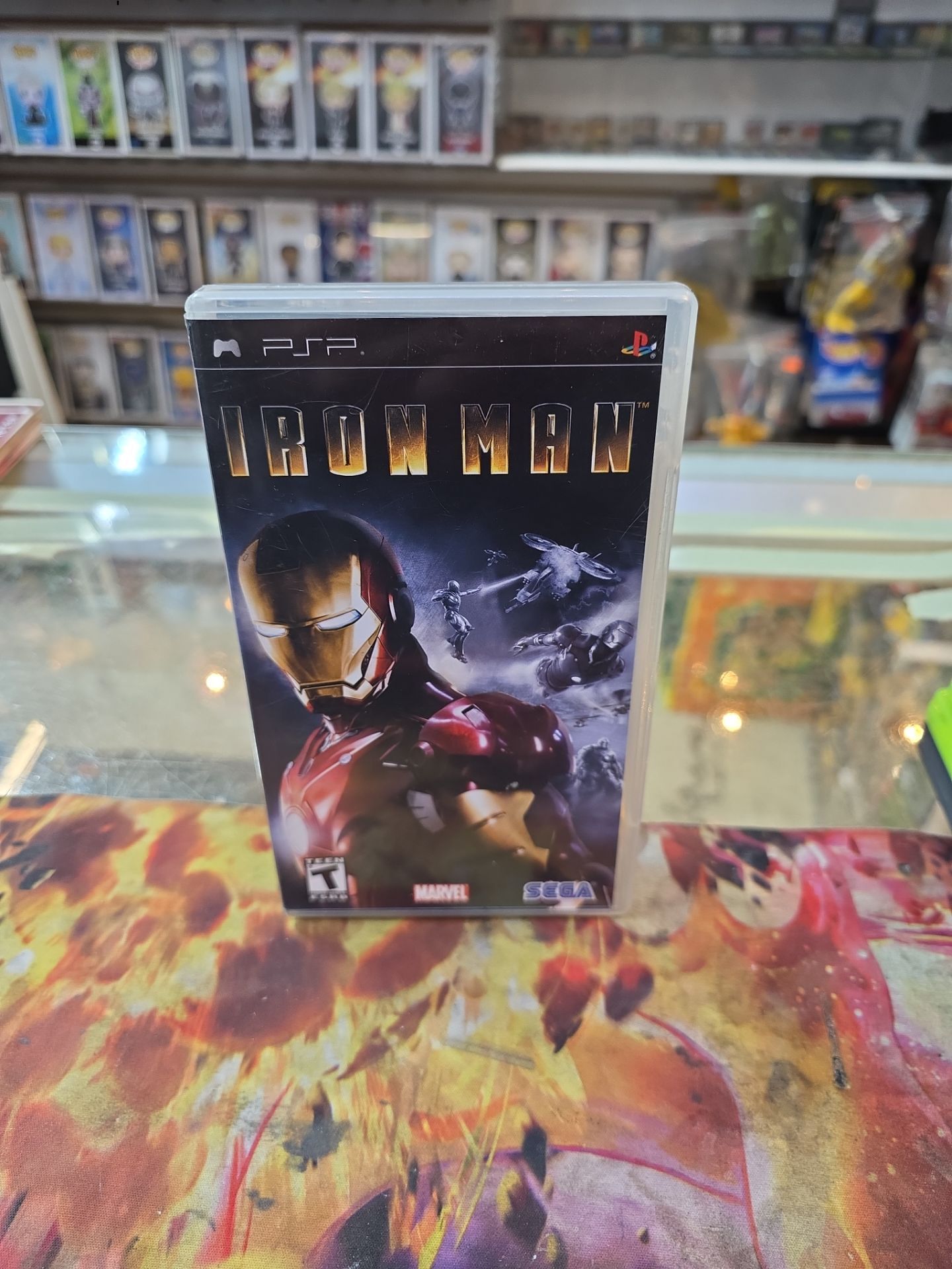 Marvel Iron Man Sony Playstation Portable PSP CIB Tested & Working