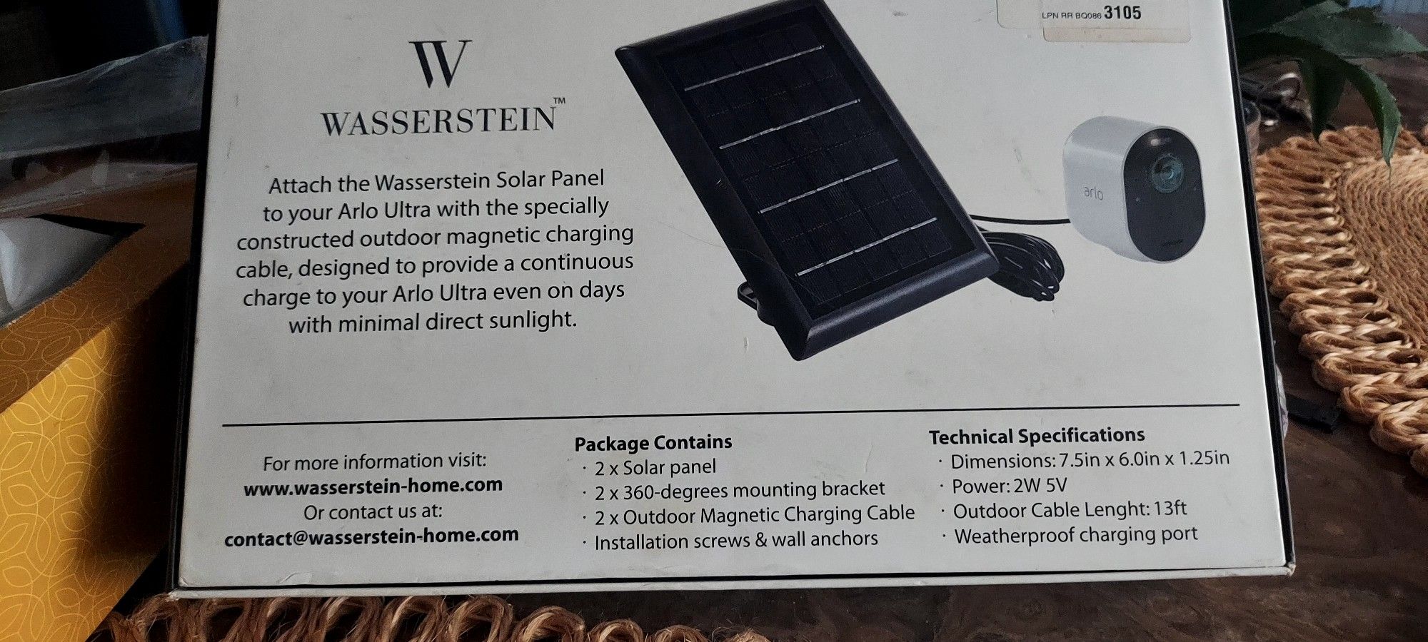 2 ARLO ULTRA SOLAR PANELS